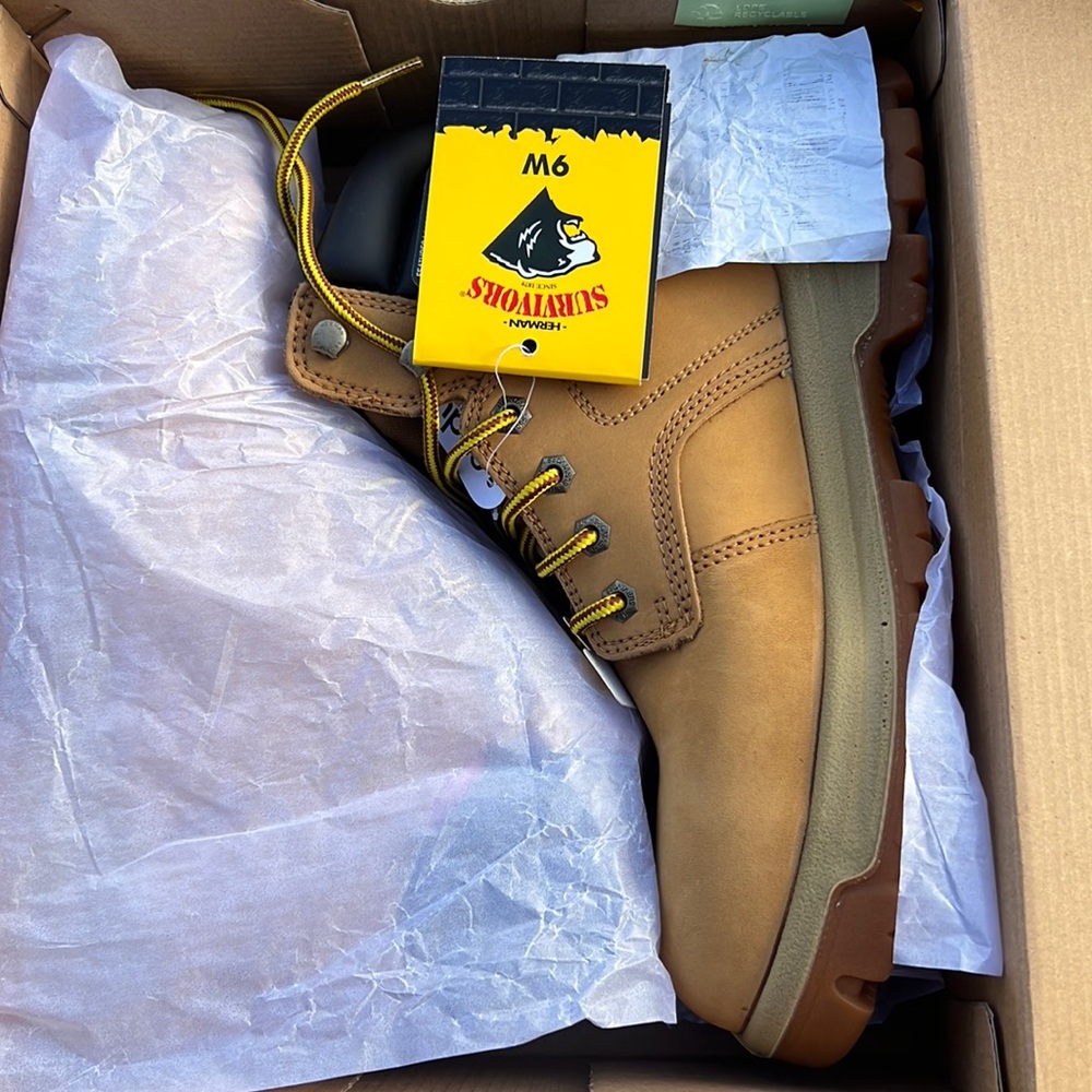 Herman steel Toe Men’s Work Boots